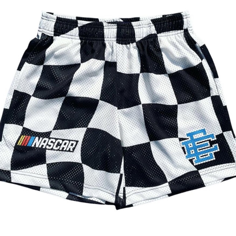 Eric Emanuel EE Basic Short NASCAR Checkered Flag Size M